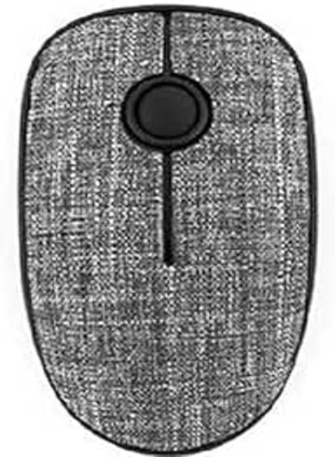 Iconz Wireless Silent Fabric Mouse Grey-Wm04E